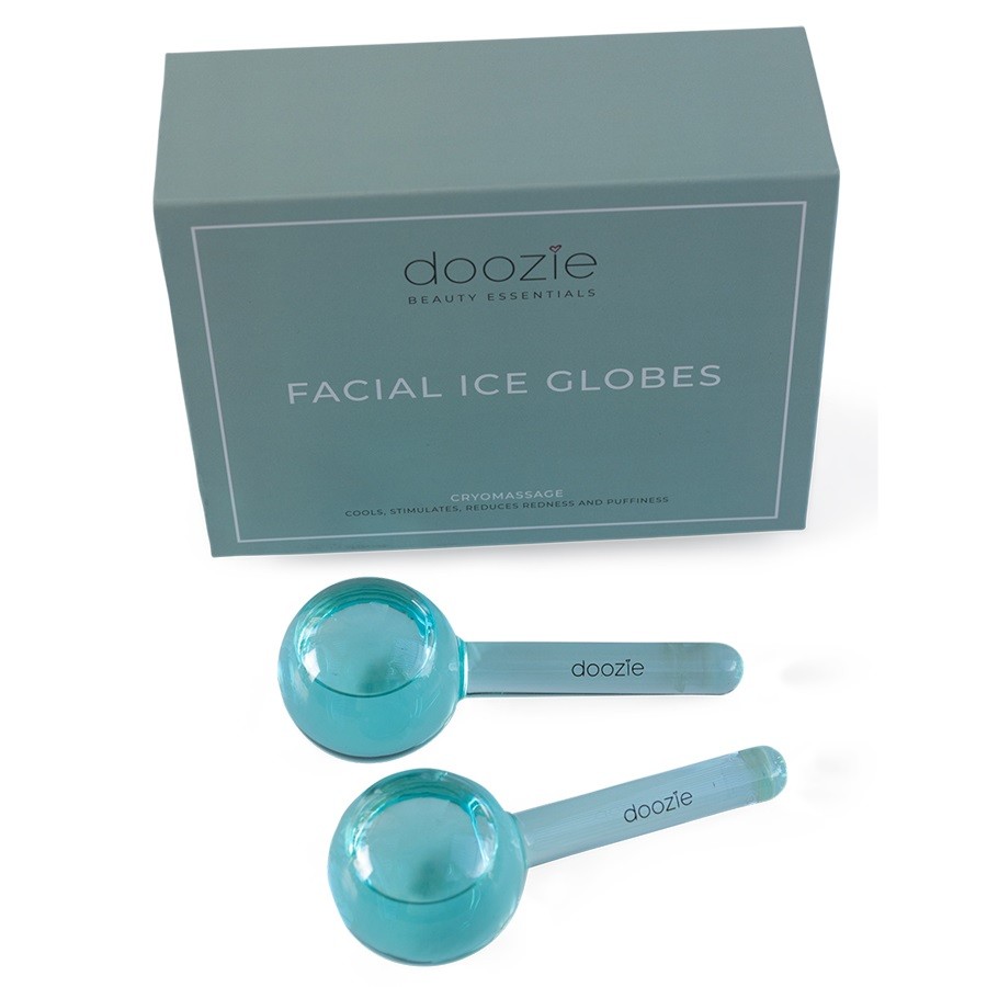 doozie - Facial Ice Globes 2-Pak Lys Blå