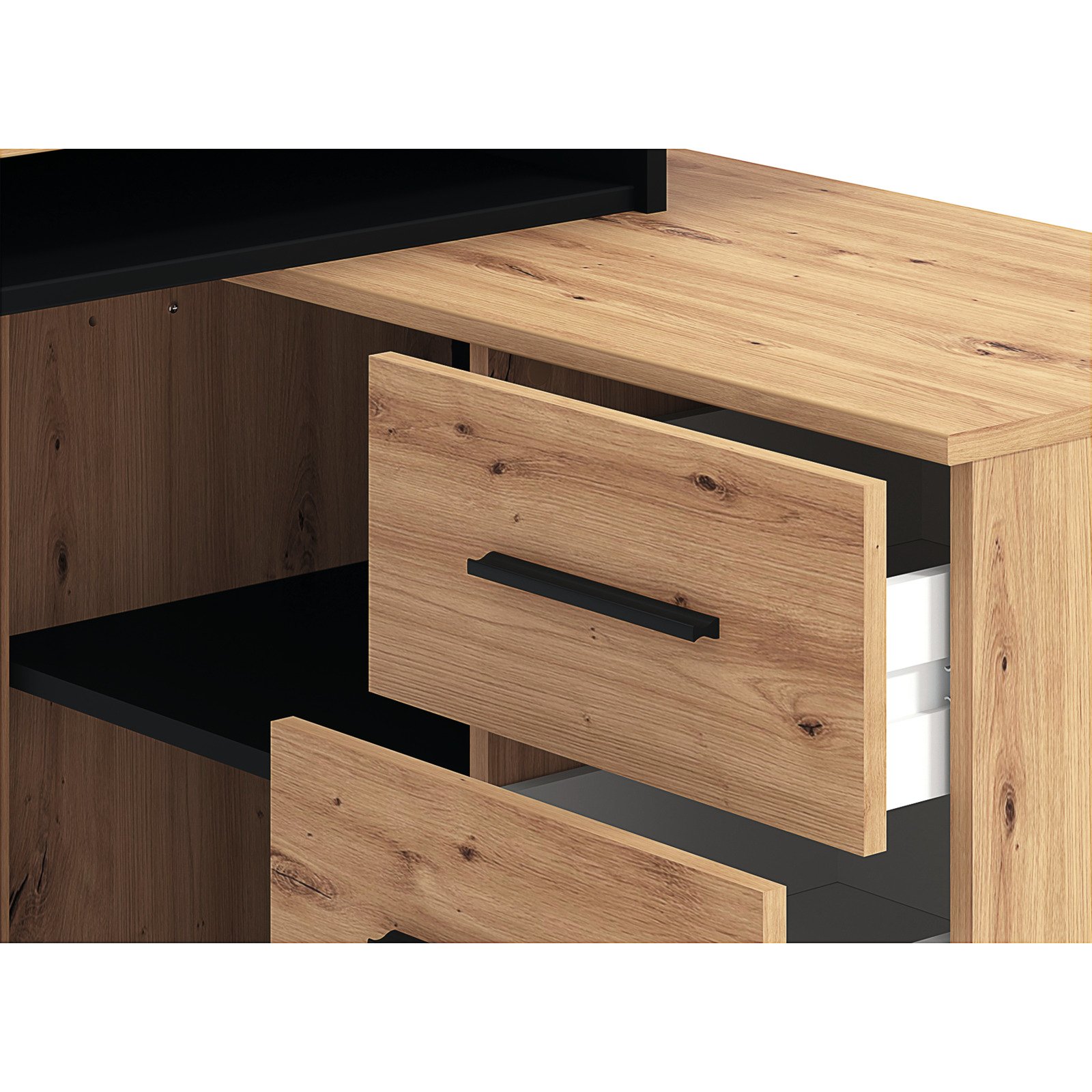 Schreibtisch Arhimed Dekor Eiche Artisan 137,5 x 75 x 101,5 cm