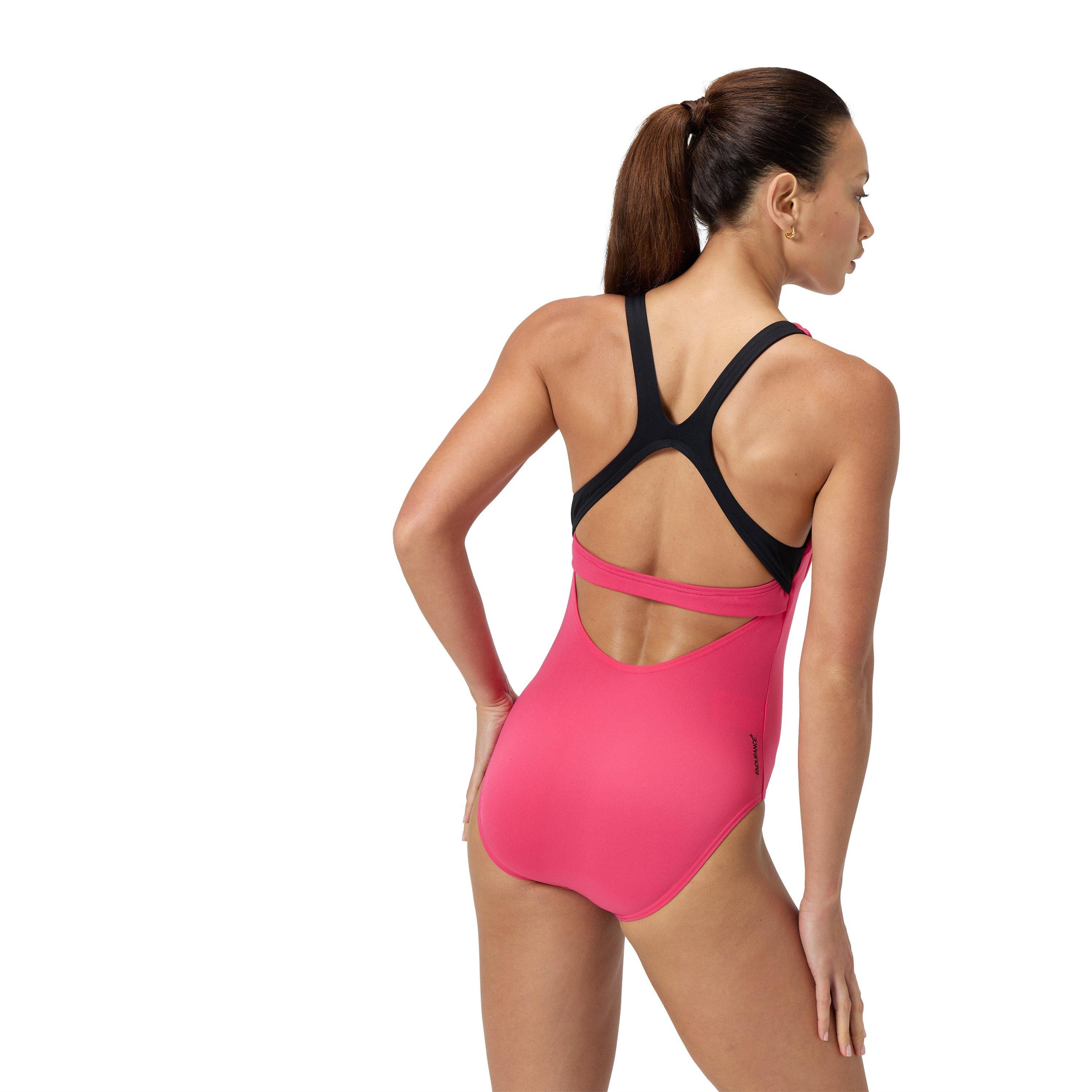 Speedo Womens Flex Band Swimsuit with Built in Swim Bra