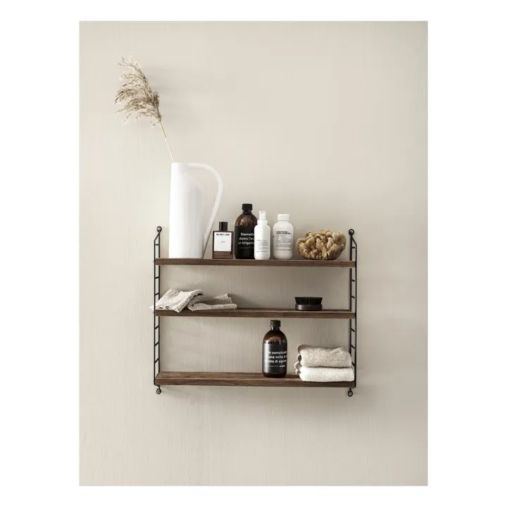 String Furniture Montant mural 50x30 cm - Set de 2 | Noir