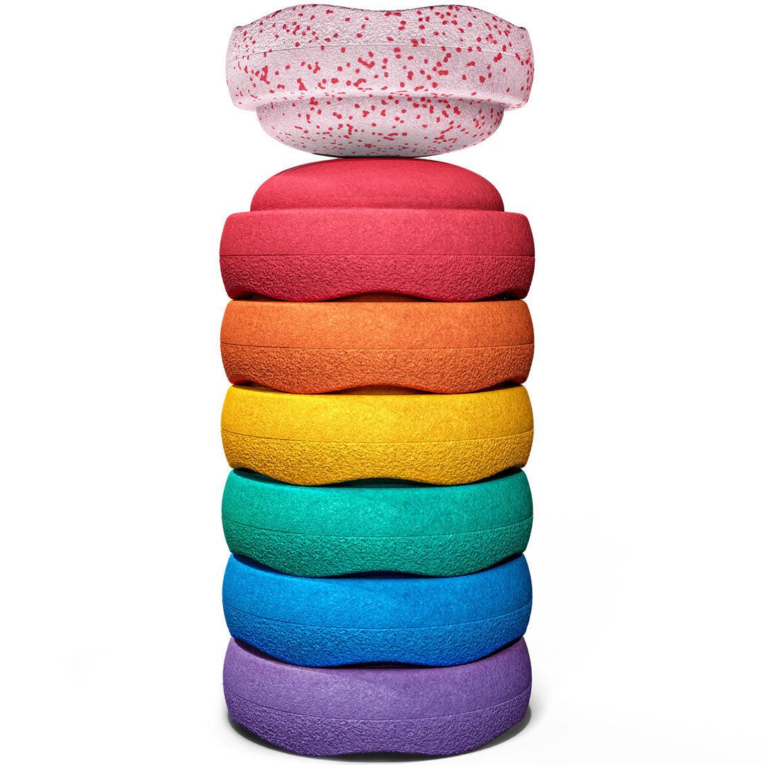 stapelstein christmas special original MINI rainbow classic - blush