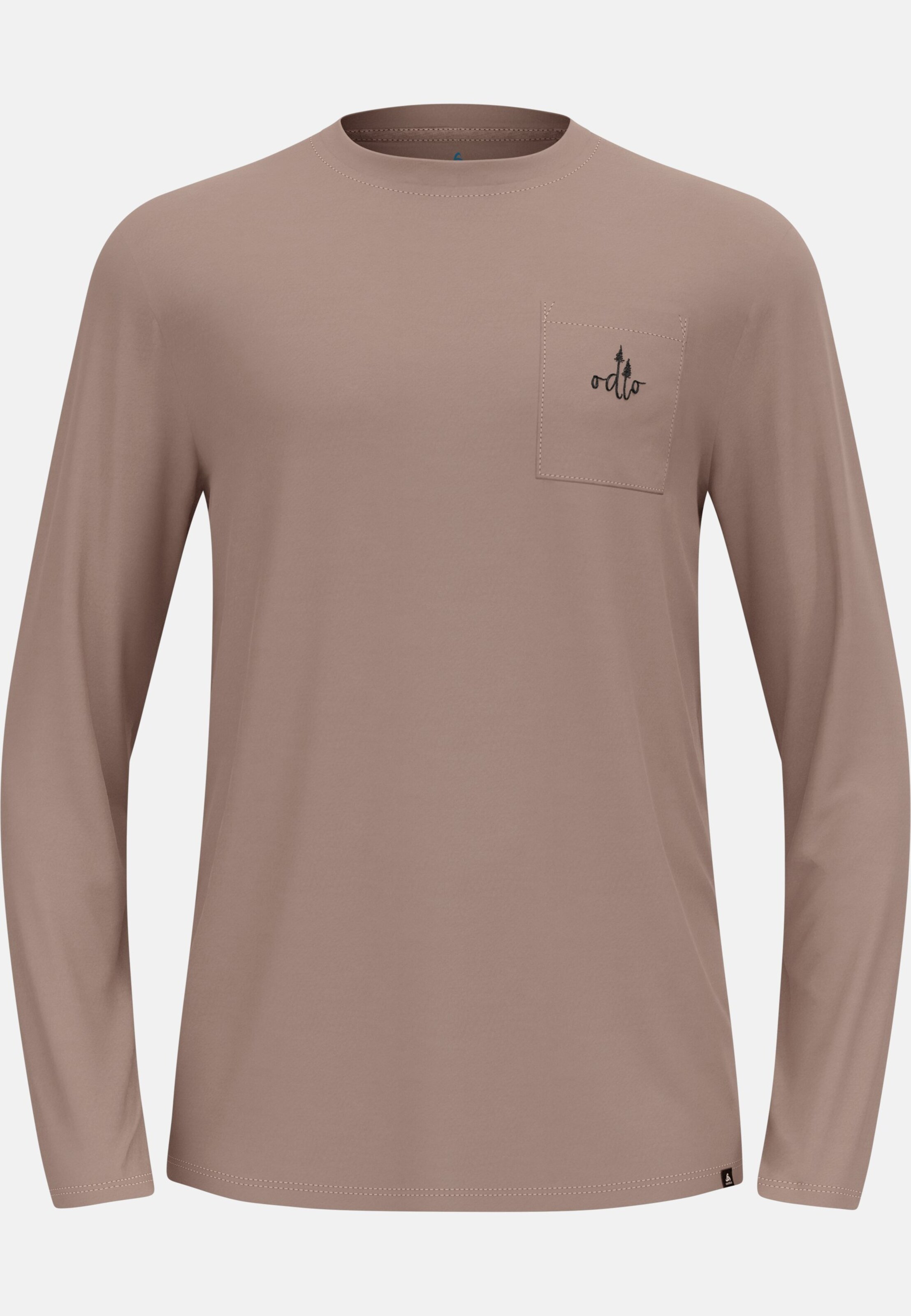 Ascent Merino 200 Langarmshirt mit Brusttasche in cinder
