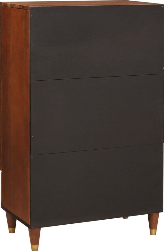 Dressoir - Mangohout - Cane - Veel Opslagruimte