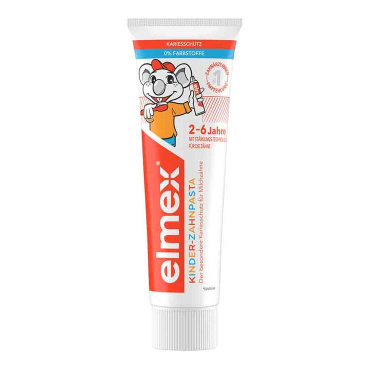 Elmex Kinderzahnpasta 2 - 6 Jahre Duo Pack, 2X50 ml