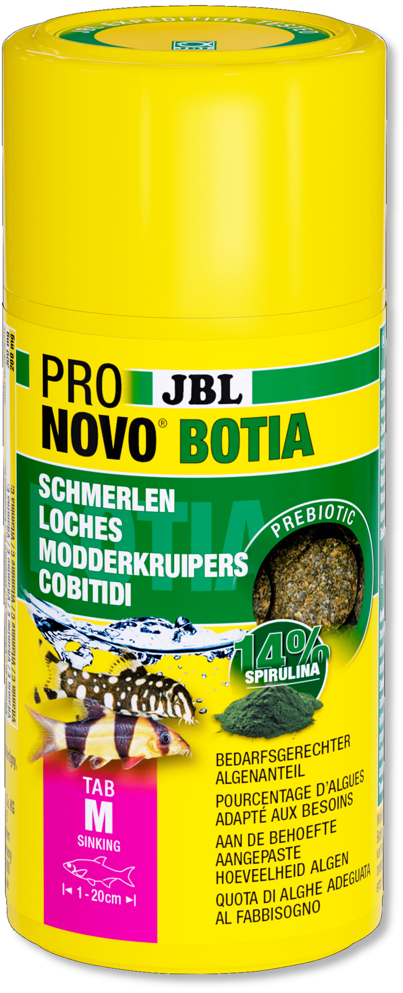 JBL Pronovo Botia Tab M 100ml | Zinkende tabletten