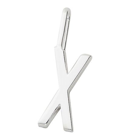 Design Letters Anhänger für Halskette - X - Silber