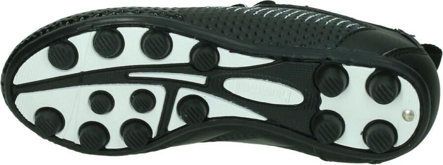 Hummel Zoom FG Jr. voetbalschoenen zwart wit Imitatieleer 27