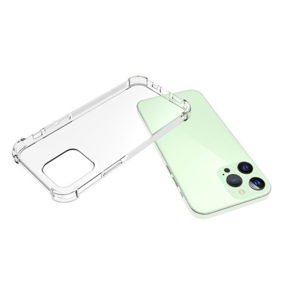 iPhone 13 Pro Gummi Hülle Air Cushion Fallschutz - Transparent