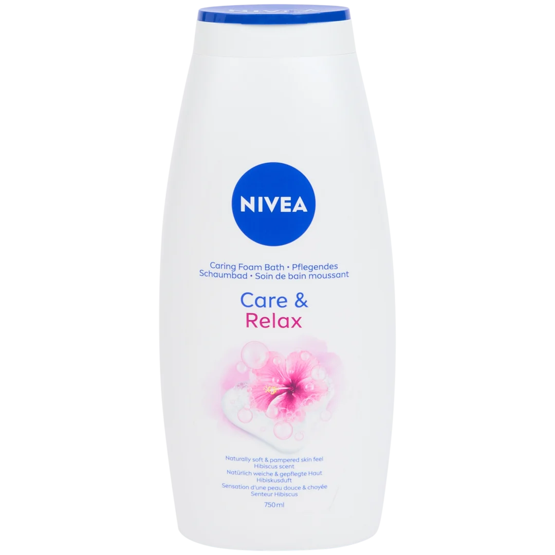 Nivea bad- en douchecrème Care & Relax 750 ml