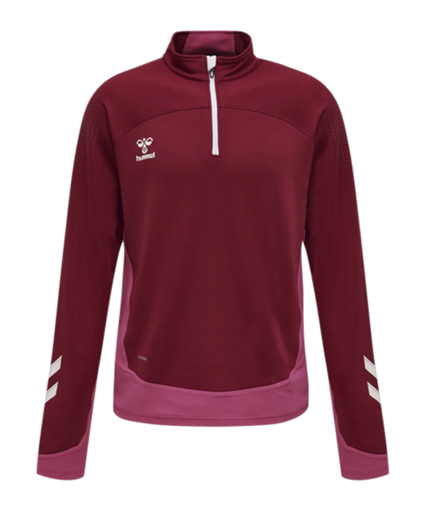 Hummel hmlLEAD HalfZip Sweatshirt Rot F3584