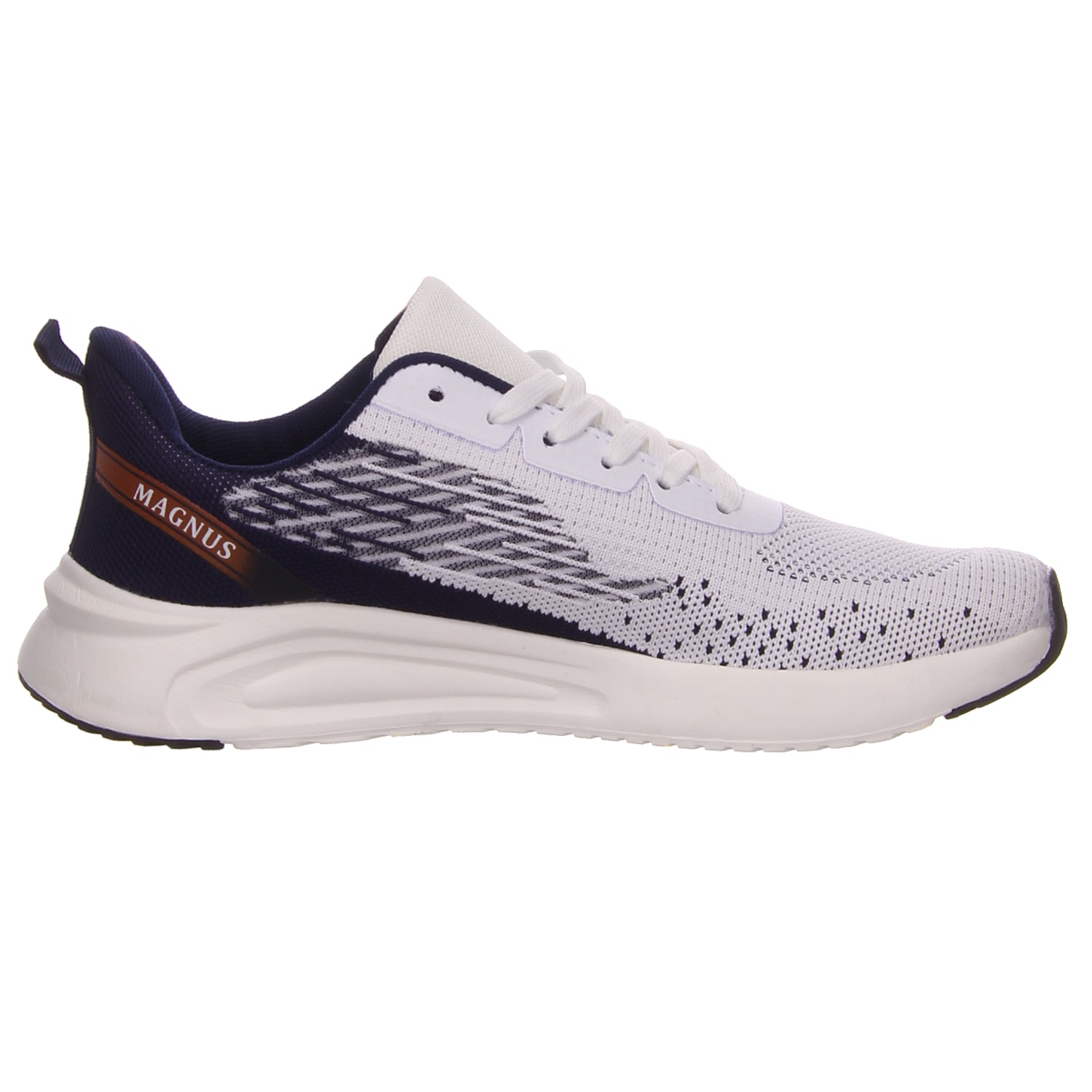 Magnus Sneaker weiß blau weiss/weiss kombi