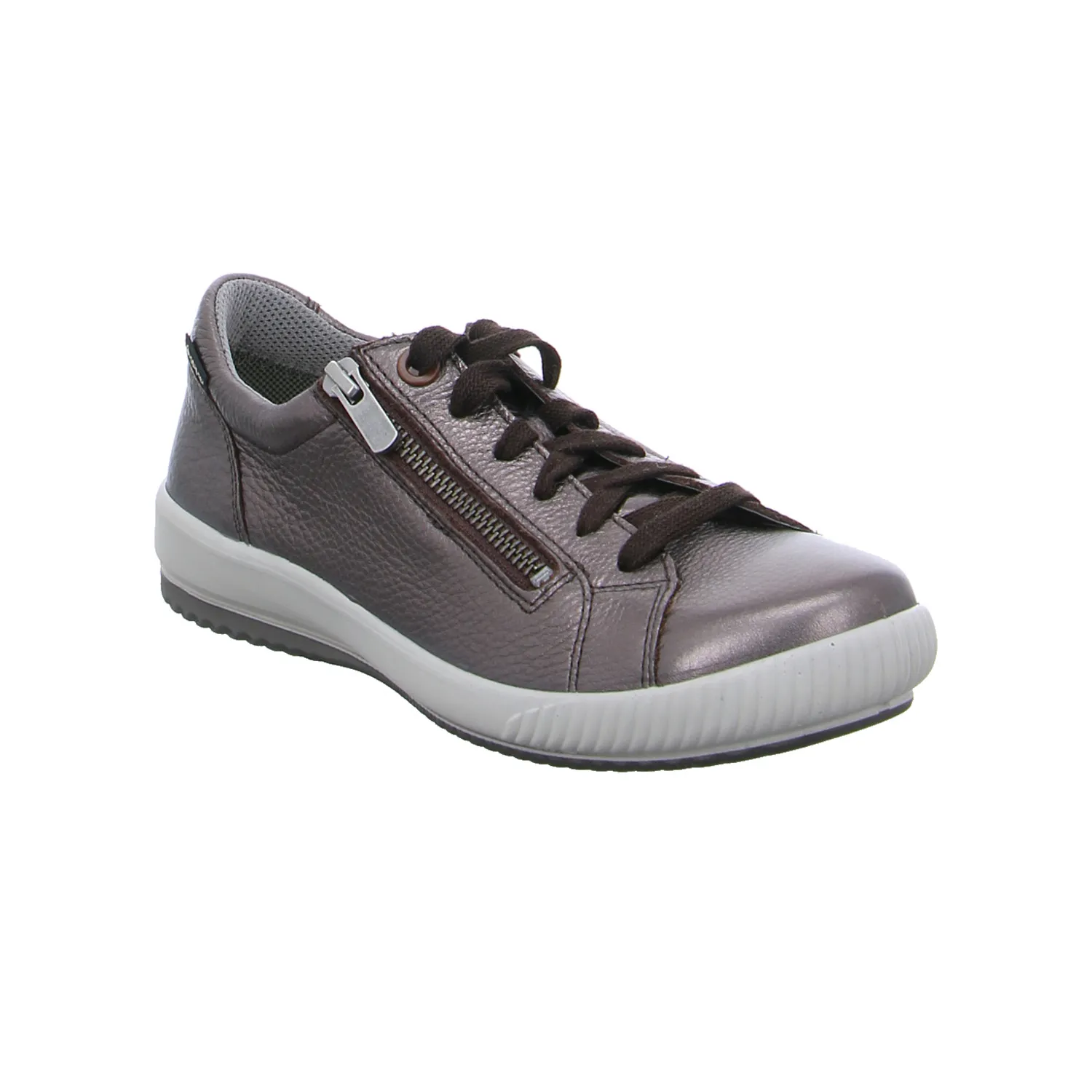 LEGERO Schnürschuh Silber Leder  mit Gore-Tex Membrane
