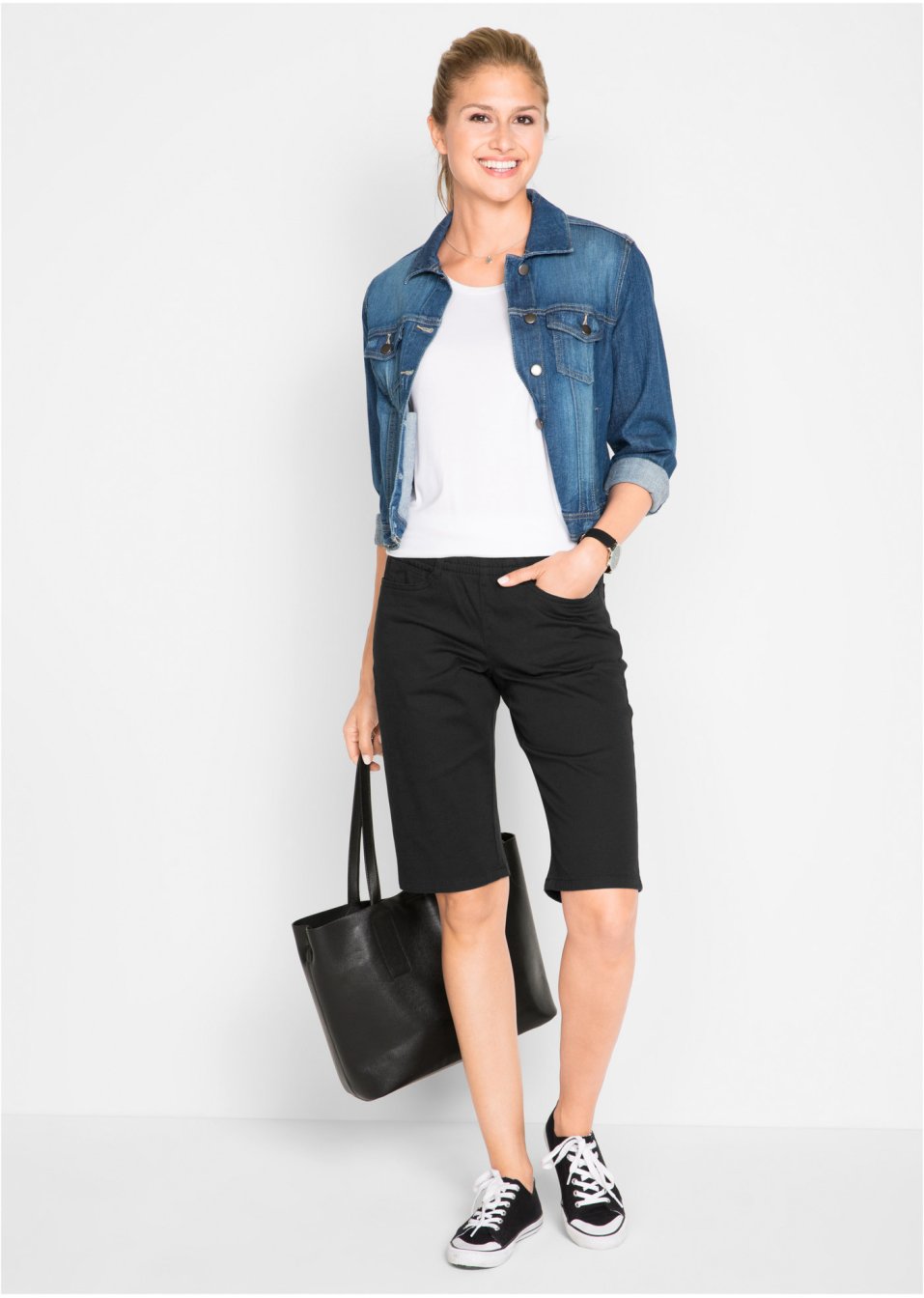 Lot de 2 bermudas extensibles