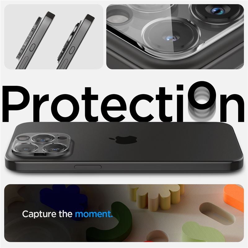 (2er Set) iPhone 16 Pro / 15 Pro / 14 Pro / 16 Pro Max / 15 Pro Max / 14 Pro Max Glass tR Optik Pro Kamera Objektiv Protector Panzer Glas Case Friendly (AGL05761)