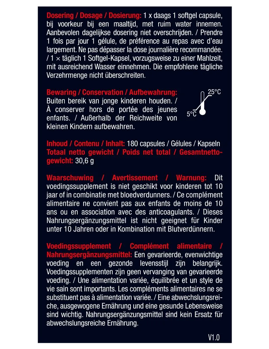 Vitamine K2 + D3 capsules