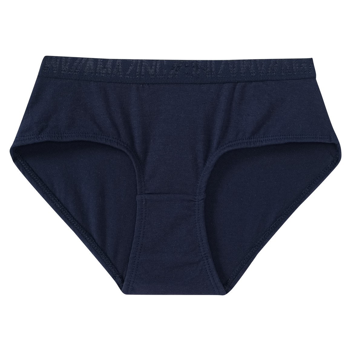 Yigga 3 Mädchen Pantys unifarben dunkelblau / weiss