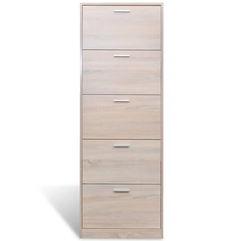 vidaXL - Houten Schoenenkast - Bruin - Hout