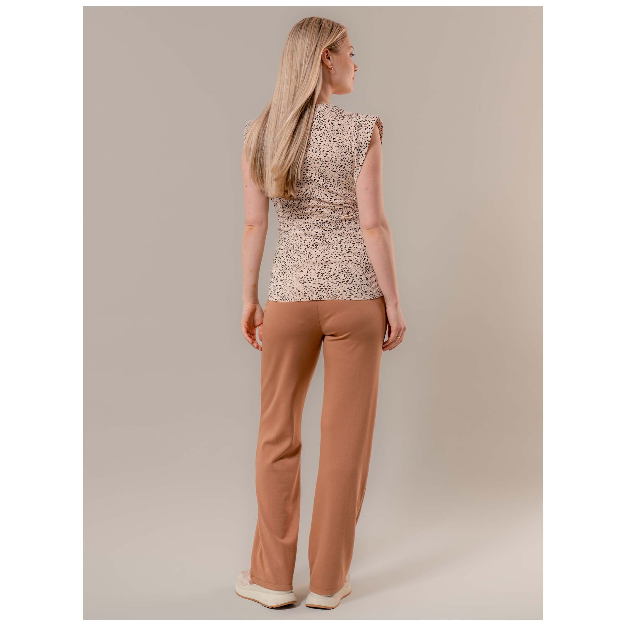 Prénatal zwangerschapsbroek lang effen beige