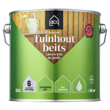 Lacq Produra Tuinhout beits mat 2,5 liter