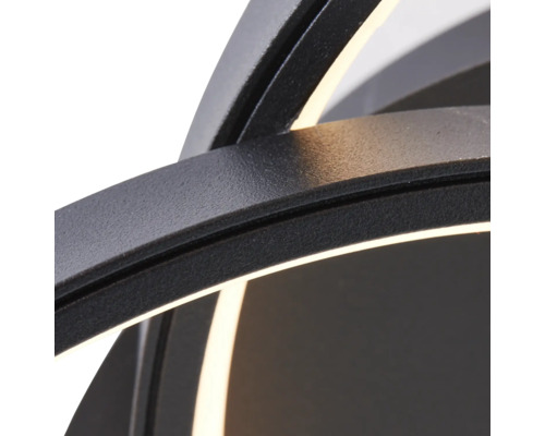 LED plafondlamp 44 W 5000 lm HxB 11,5x39,5 cm Labyrinth zwart