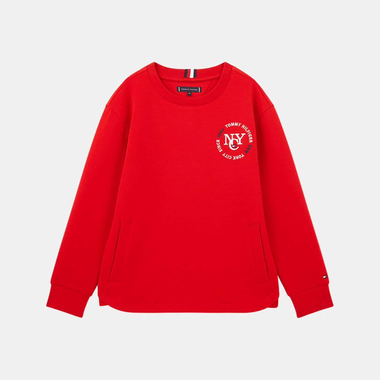 Tommy Hilfiger Sweat logo rond rouge