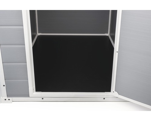 Keter Manor 6x8 kunststof speelhuis inclusief vloer, 185,8 x 236,8 cm, grijs