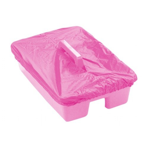 Capa rosa para caixa de acessórios