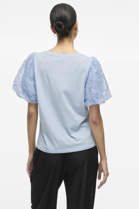 Vila blauwe dames t-shirt