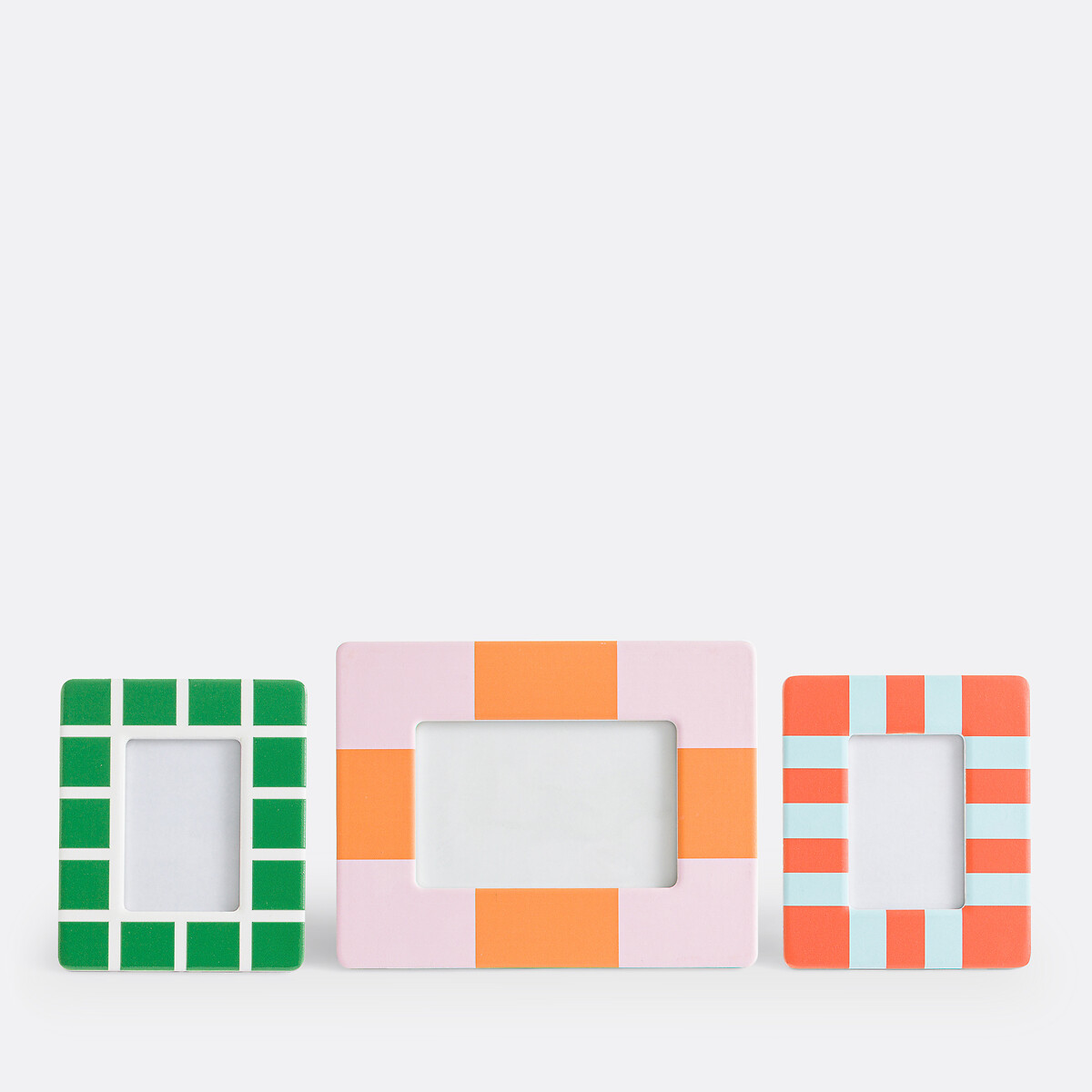 LA REDOUTE INTERIEURS<br>Conjunto de 3 molduras em cerâmica, Calora