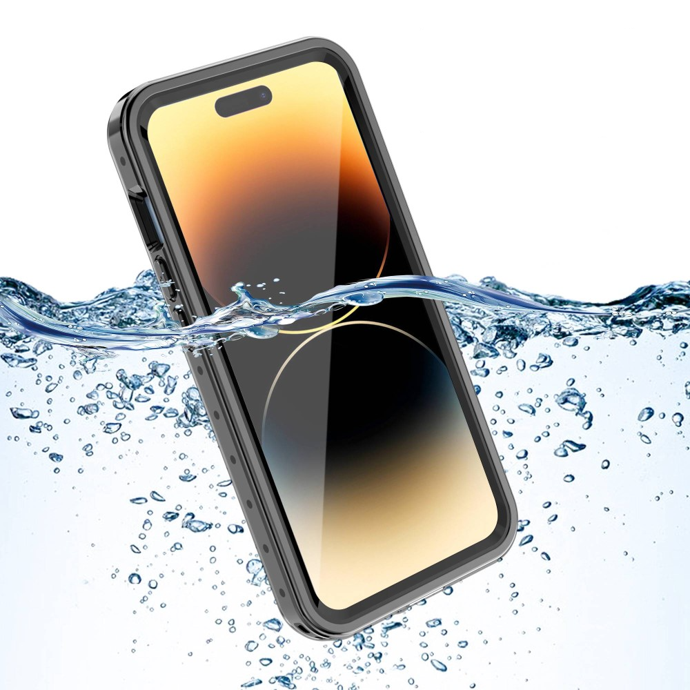 iPhone 14 Pro Max Wasserfeste Outdoor Schutz Hülle (IP68) - Schwarz