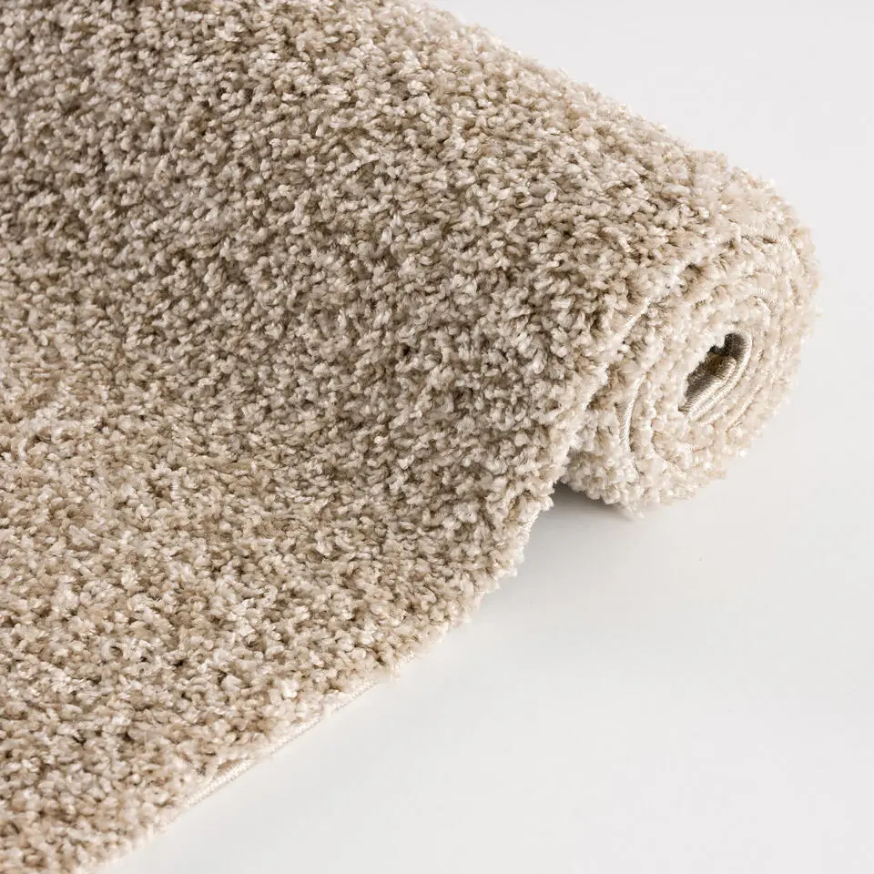Loca Shaggy Vloerkleed Beige Hoogpolig - 300x400 CM