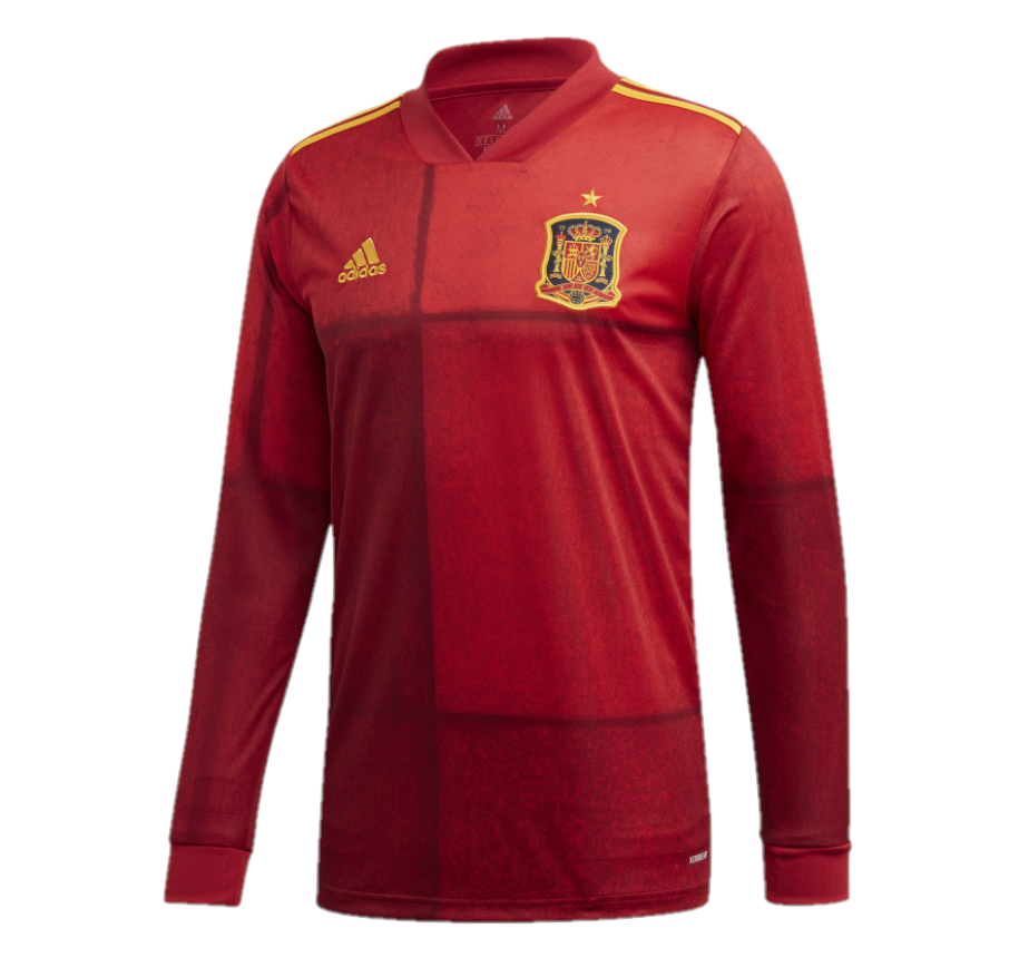 Spanje Shirt Thuis Senior Longsleeved 2020-2021