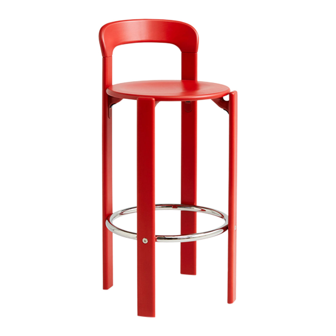 HAY Rey Barkruk High H 75 cm - Scarlet `Red