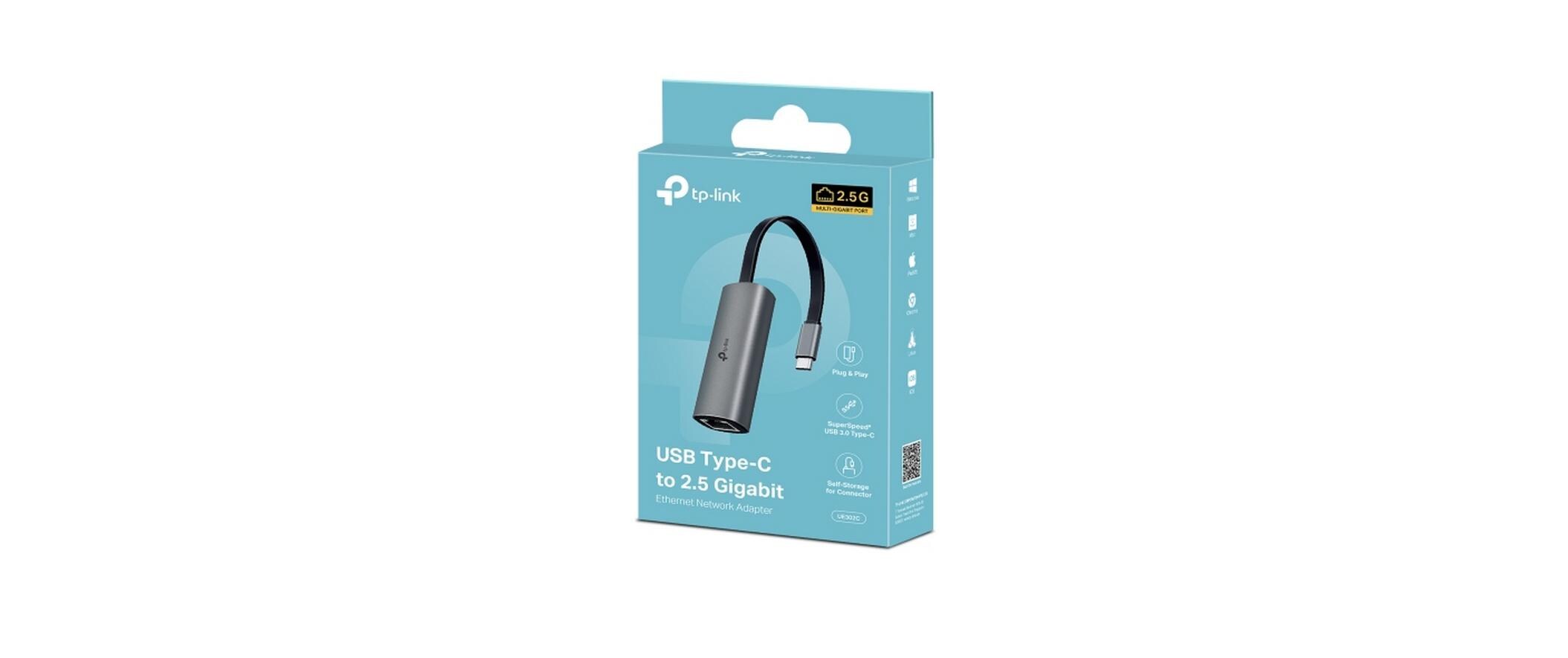 Netzwerk-Adapter UE302C USB 3.0USB Type-C zu 2,5-Gigabit-Ethernet-Netzwerkadapter