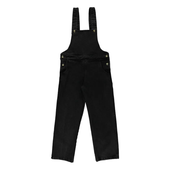 Poudre Organic Salopette Denim Quetsche - Collection Femme  | Noir