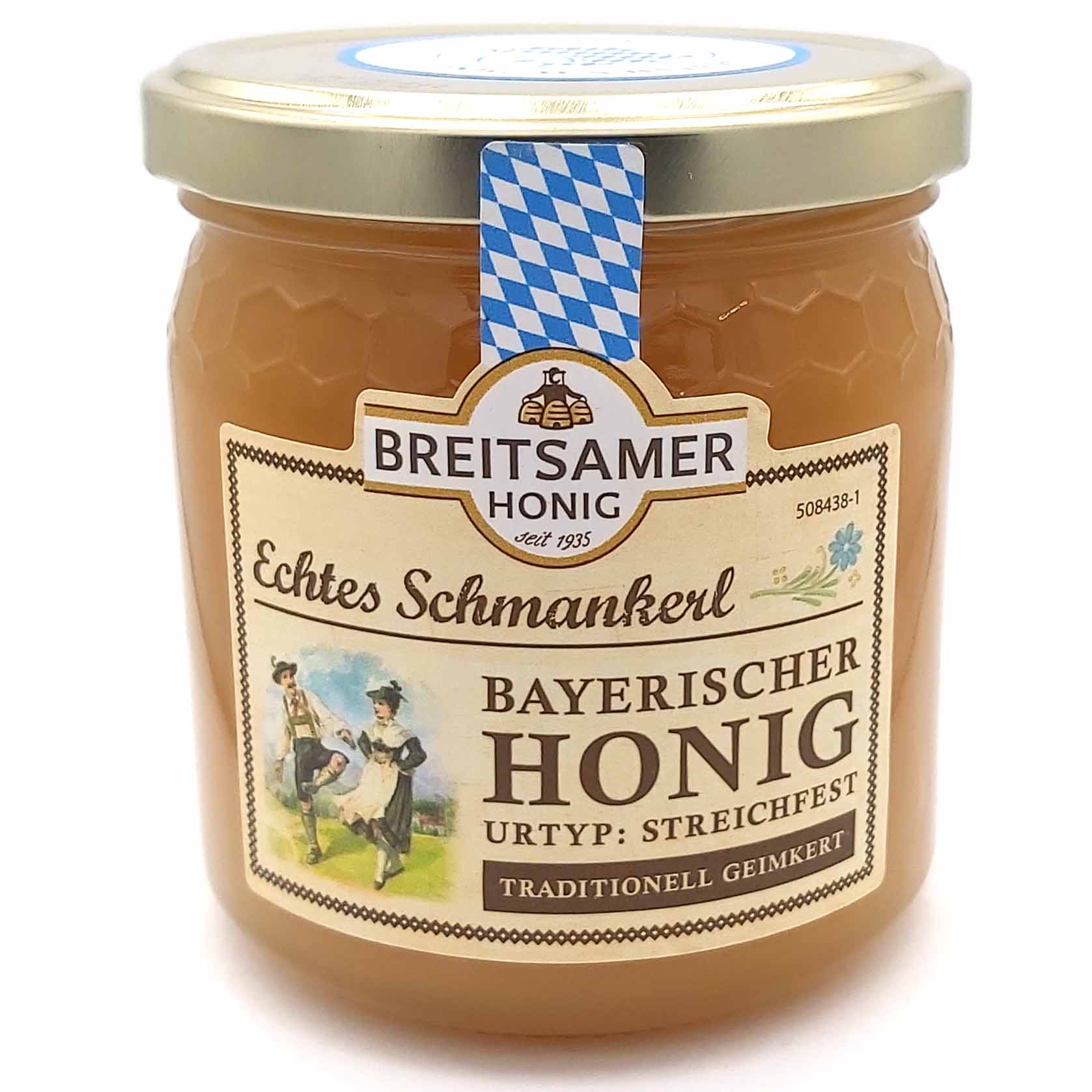 Breitsamer Honig Bayrischer Honig streichfest 500g MHD:30.5.26