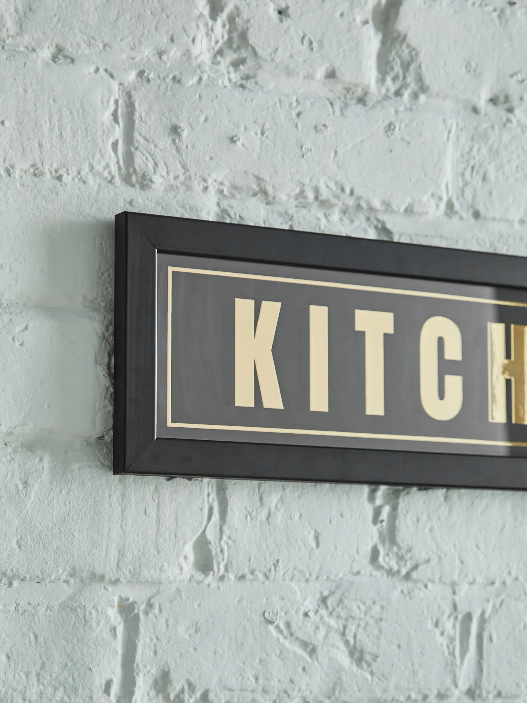 Kitchen Disco Slogan Framed Wall Art