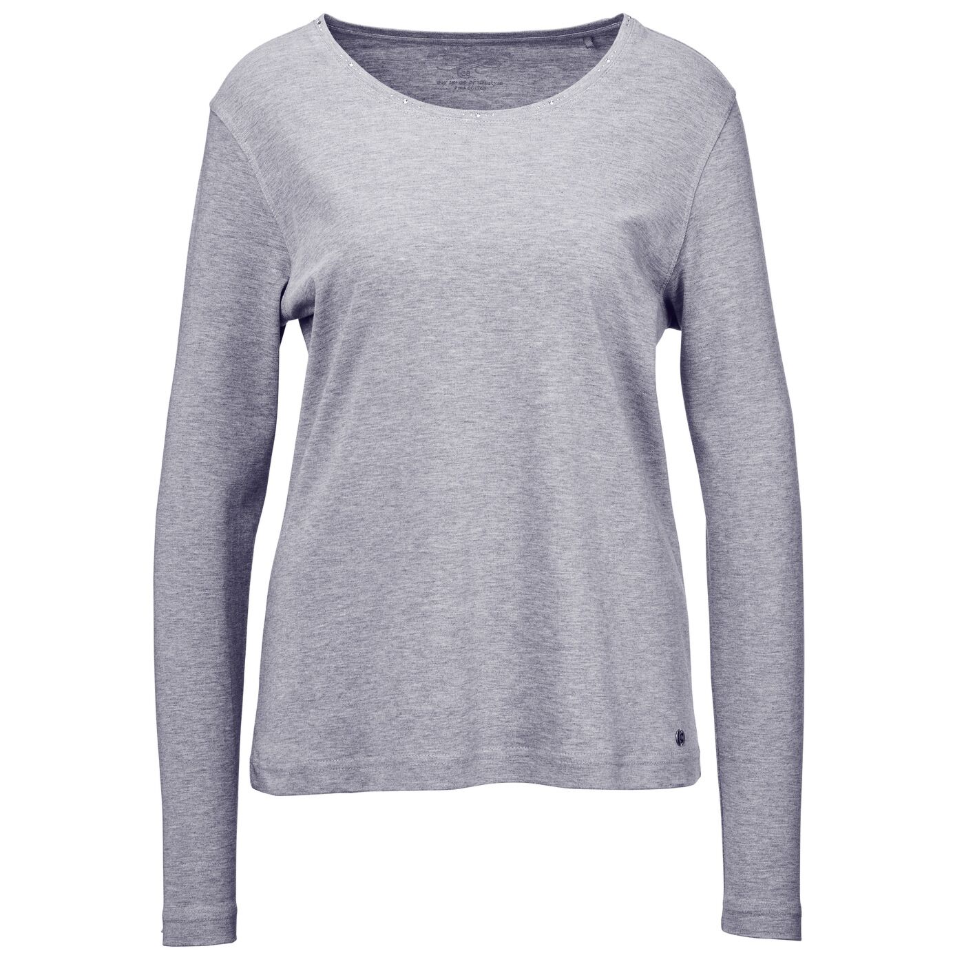 ClarinaLangarmshirt mit Strasssteinchen «Nora»