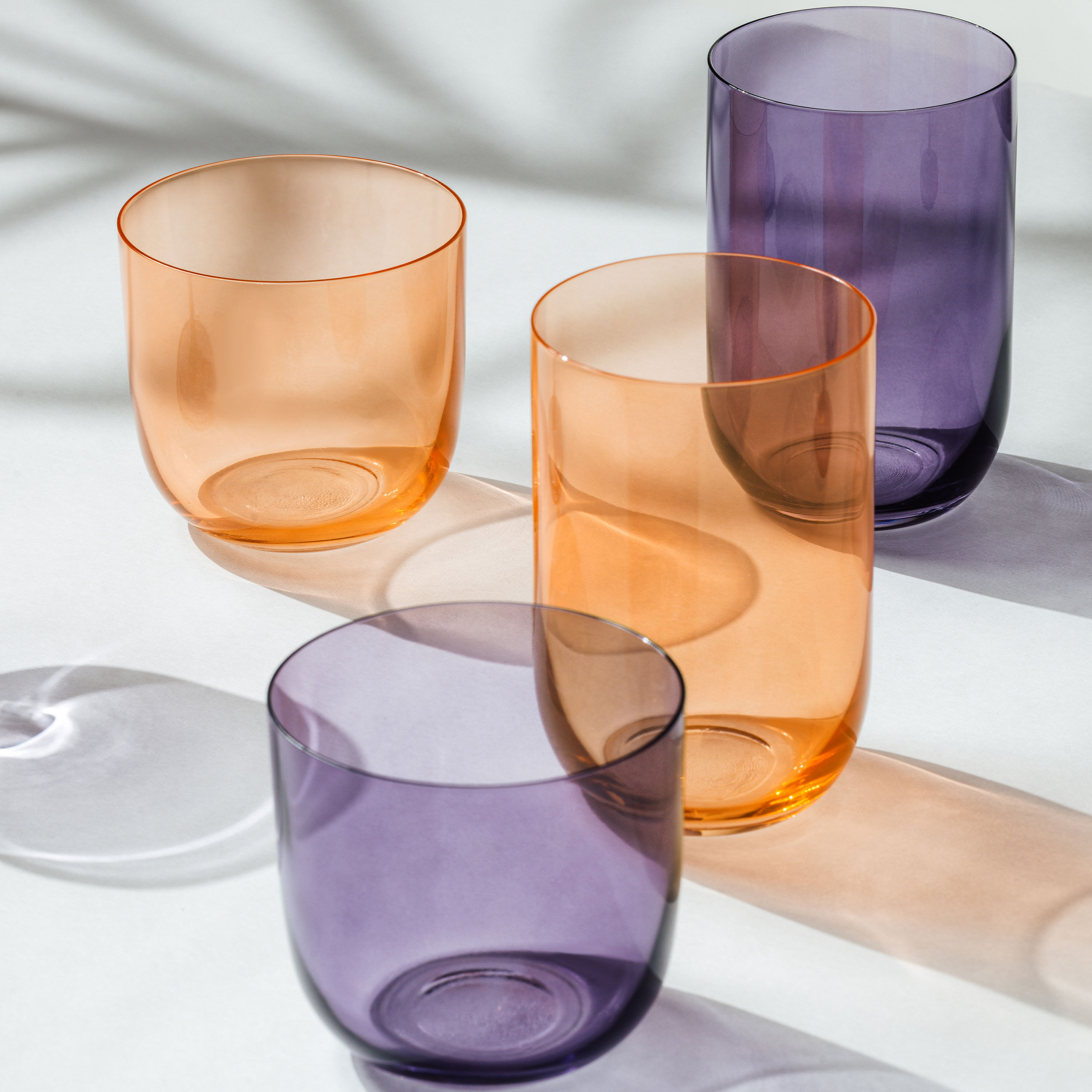 Like Glass Water glass Orange, 6.8 oz, glass