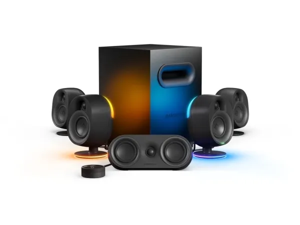 SteelSeries Arena 9 - Højttalersystem - til PC - 5.1-kanal - trådløs