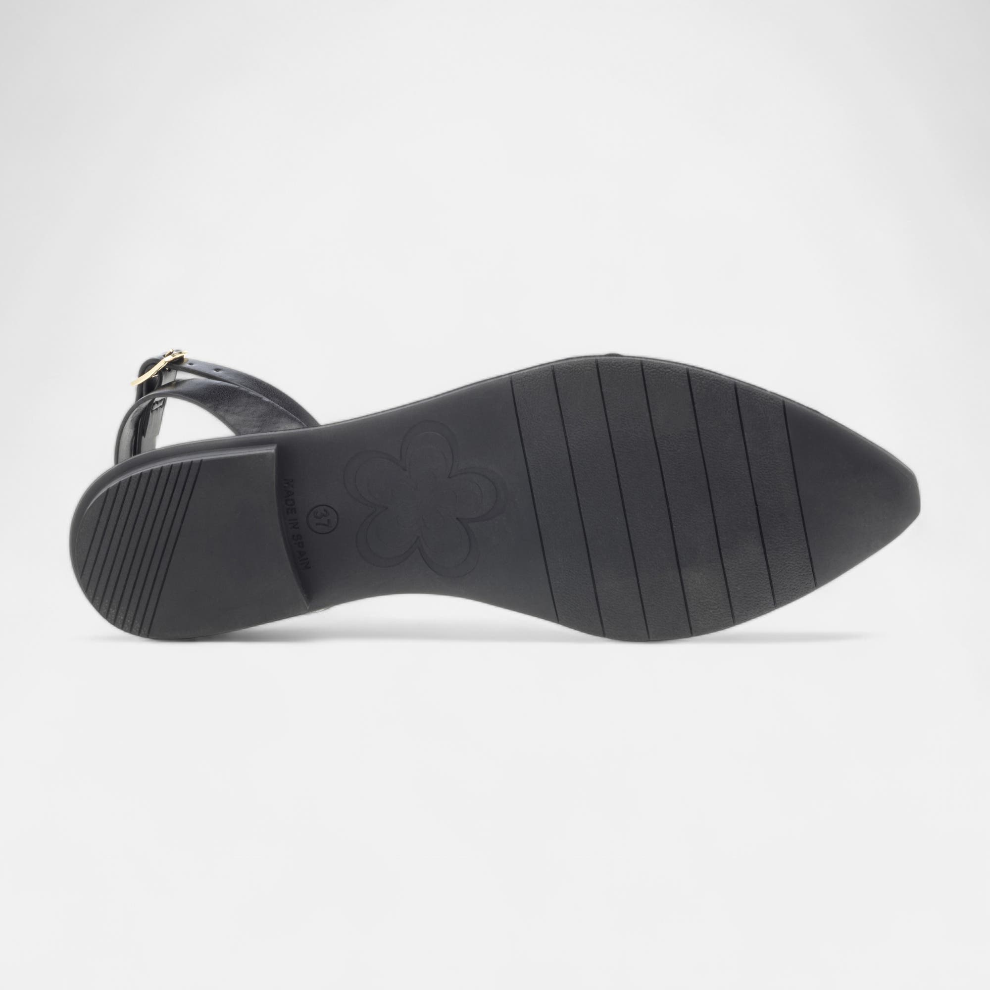 Escarpins quartiers ouverts Femme en cuir noir