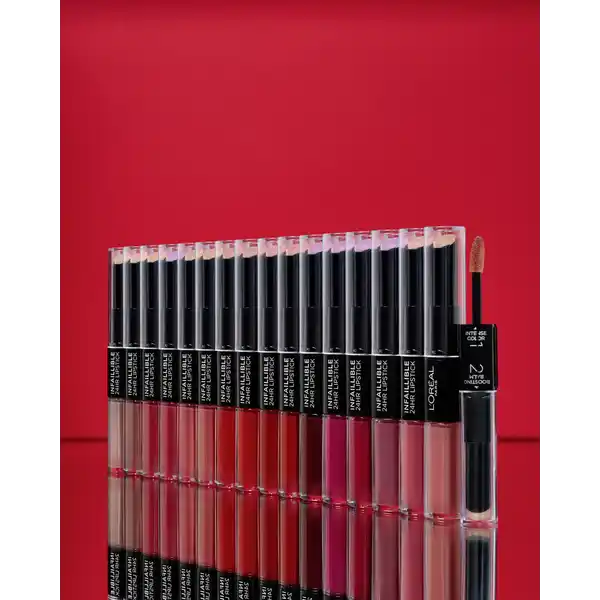 Lippenstift Infaillible 2-Step 502 Red to Stay