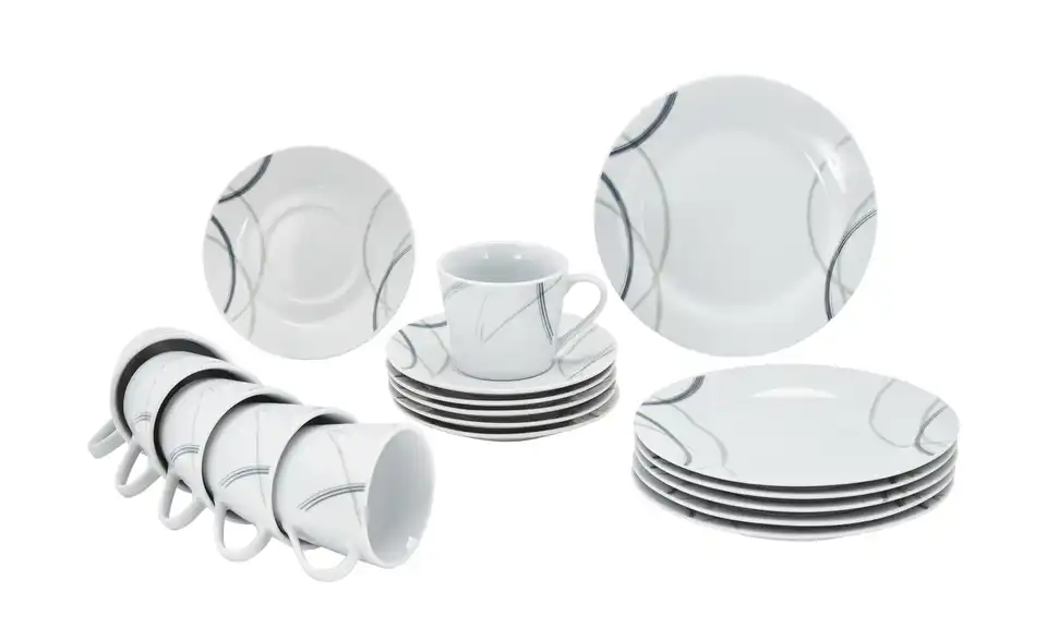 levelone Kaffeeservice, 18-teilig Adria Kaffeeservice