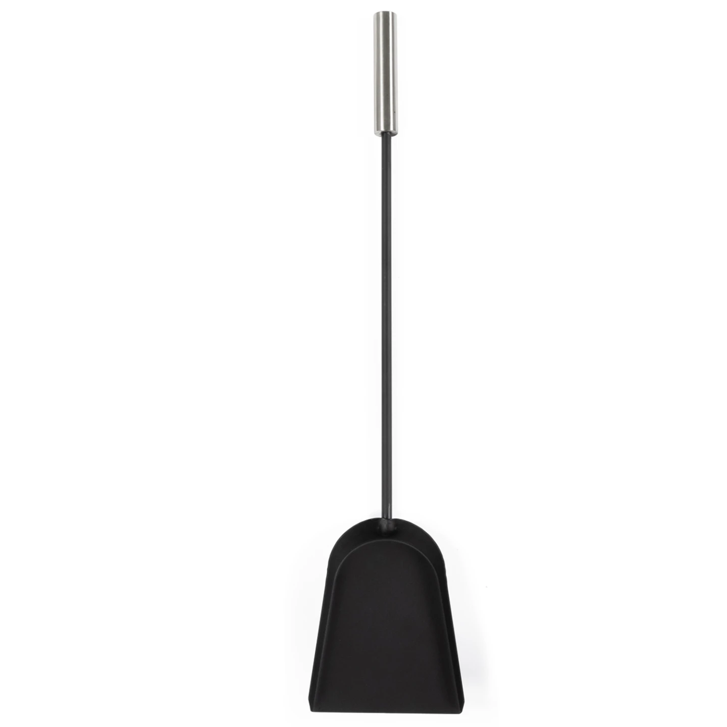 Ensemble serviteur de cheminée noir inox 5 éléments pelle balai tisonnier pince avec support