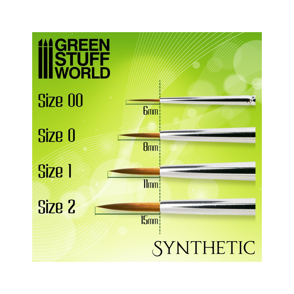 Green Séries : Set de Pinceaux Synthétiques