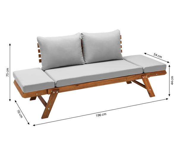 Dehner Holz-Sofa Macao