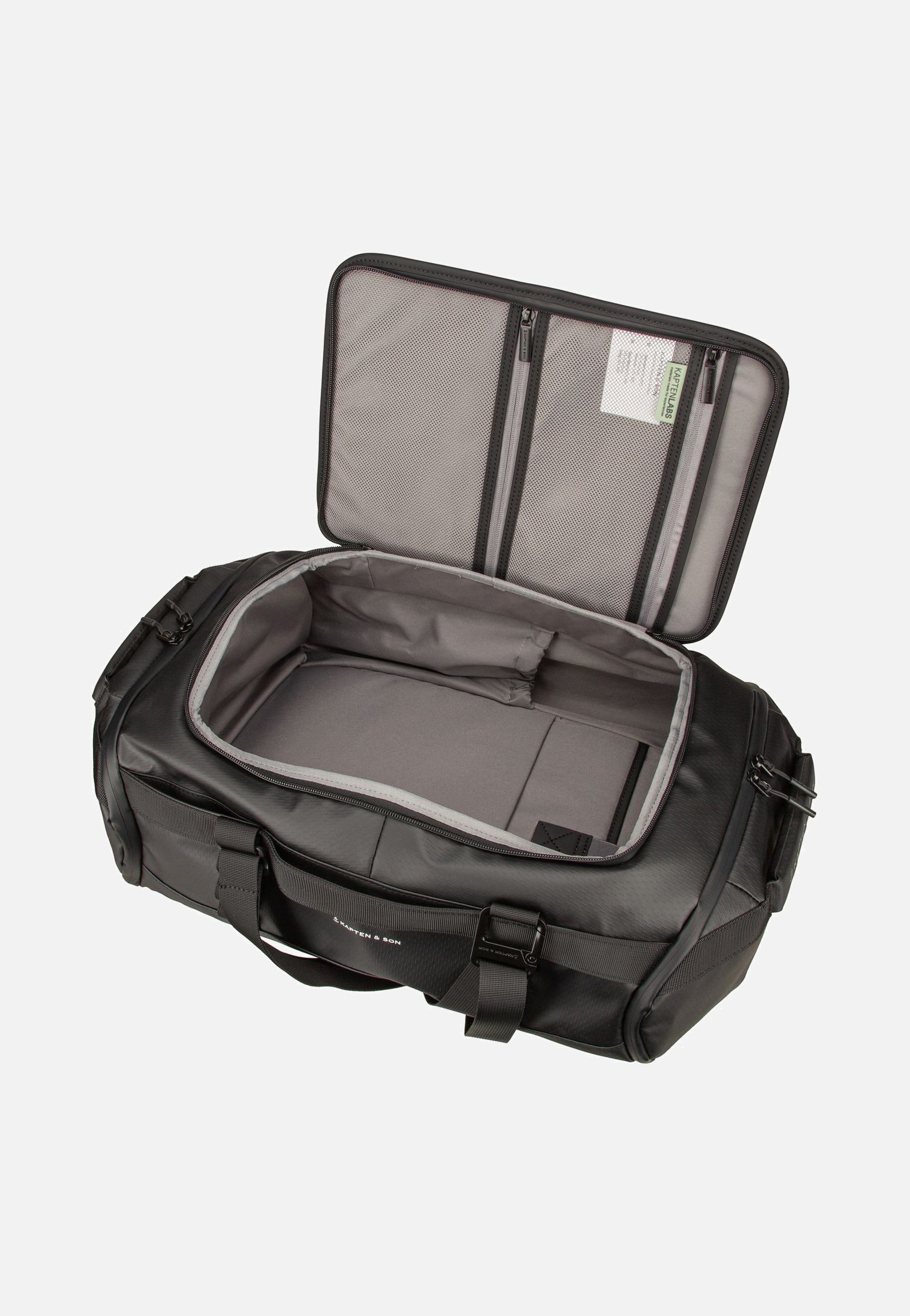 Lisbon Duffle Backpack S All Black - Rucksack