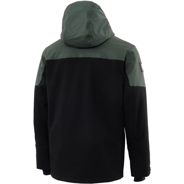 Veste de ski WATTS STORM GREEN/MUSTARD