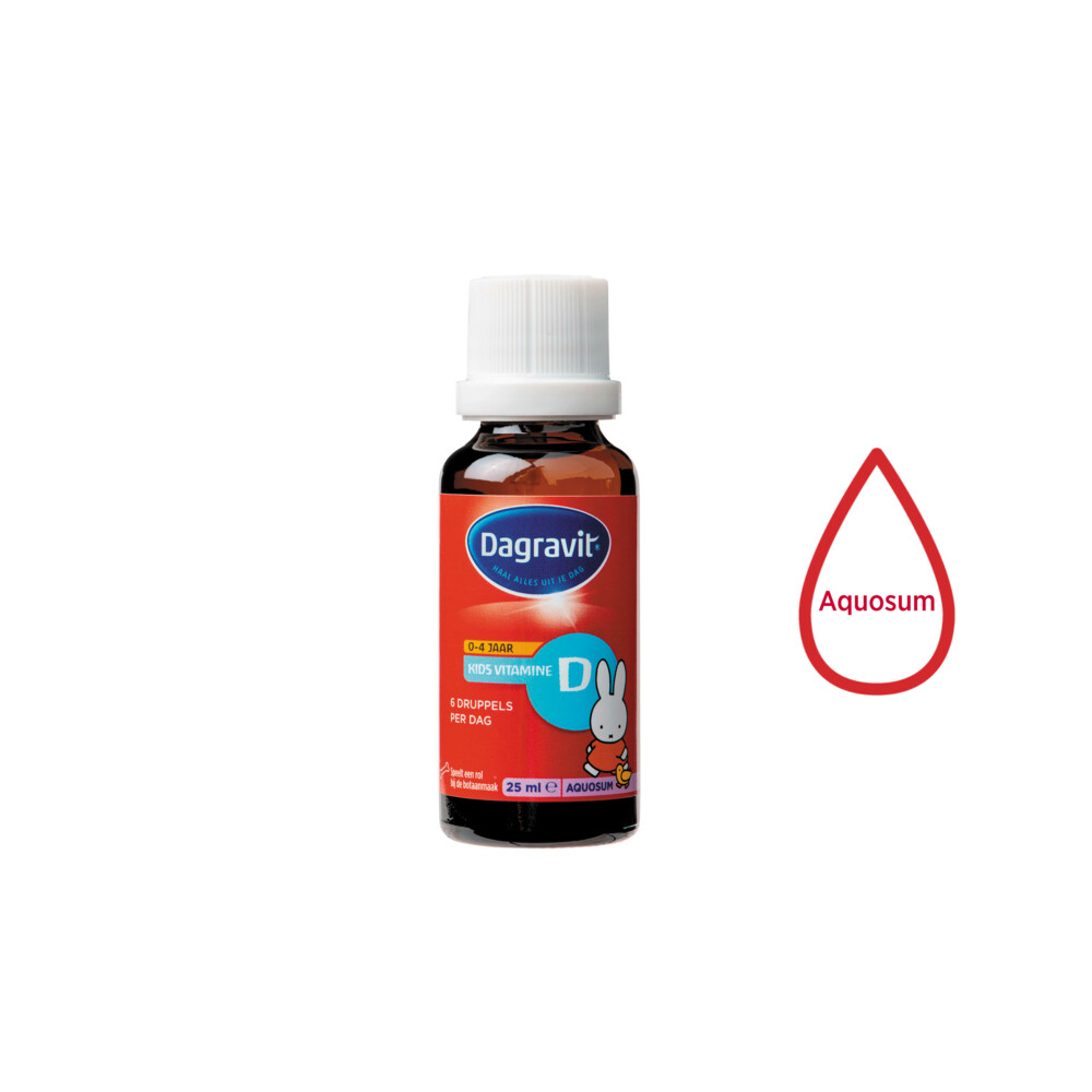 2x Dagravit Vitamine D Aquosum Druppels Kids25 ml