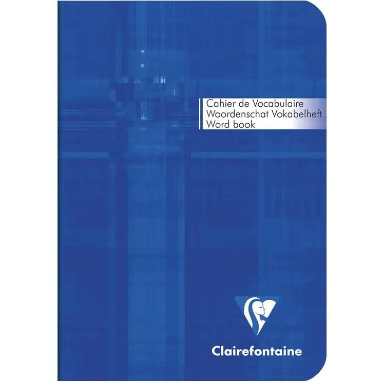 Carnet de vocabulaire piqué A6 64 pages ligné + marge centrale - Assortis